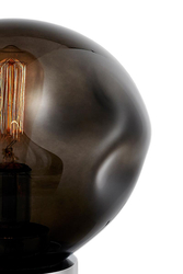 Lampa stołowa szklana AVIA KASPA dymna, Kaspa