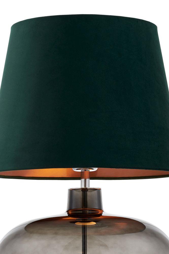 Lampa stołowa szklana SAWA VELVET KASPA zielona, Kaspa