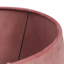 Настільна лампа SAWA VELVET NEW брудно-рожева, димчаста основа