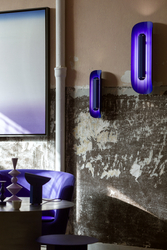 Wall lamp APOLIN 45 cm, cobalt