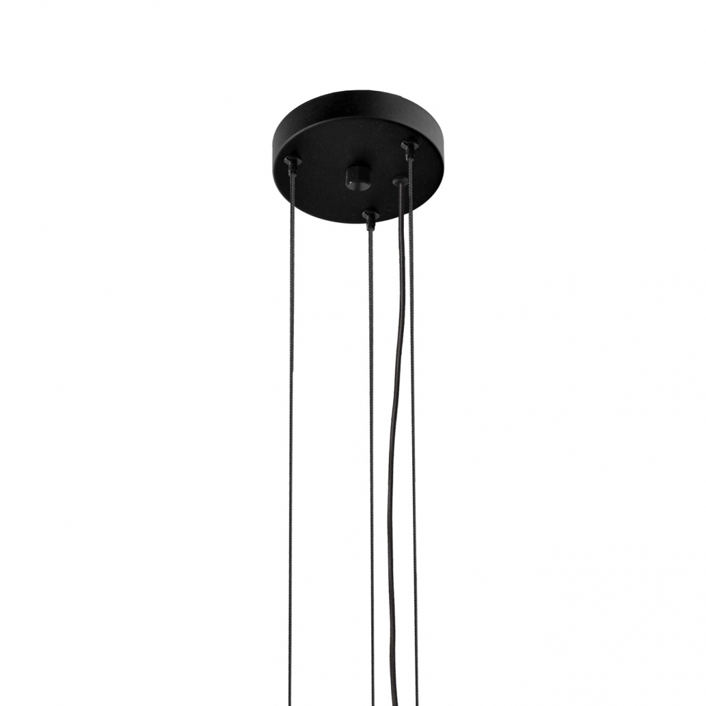 VERO pendant lamp black, 45 cm, black interior