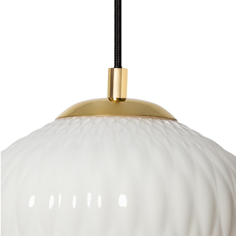 Three-point pendant lamp VENUS 3 white, on a plafond