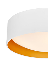 Plafond VERO L white, 45 cm, gold interior