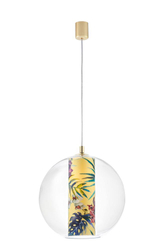 FERIA L yellow pendant lamp, 35 cm