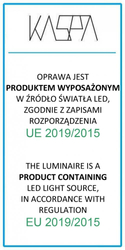 Plafon DISC S biały, 25 cm, LED