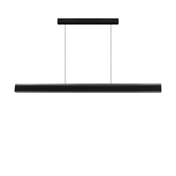 Lampa wisząca liniowa LINEA DIM czarna, ze ściemniaczem