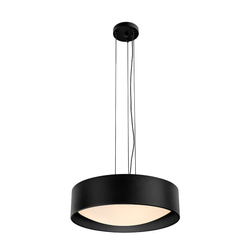VERO pendant lamp black, 45 cm, black interior
