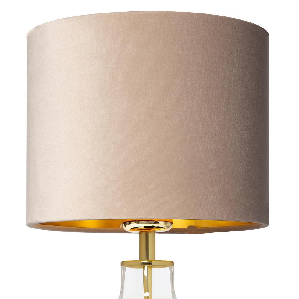 LORA table lamp beige, transparent base