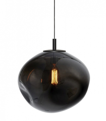 Lampa wisząca AVIA BLACK L przydymiona, 40 cm