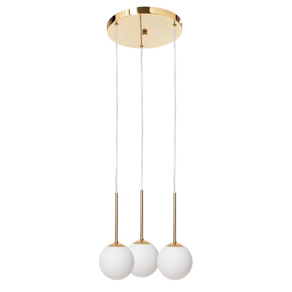 LAMIA 3 KASPA translucent gold pendant lamp, Kaspa