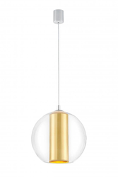 MERIDA L gold pendant lamp, 35 cm