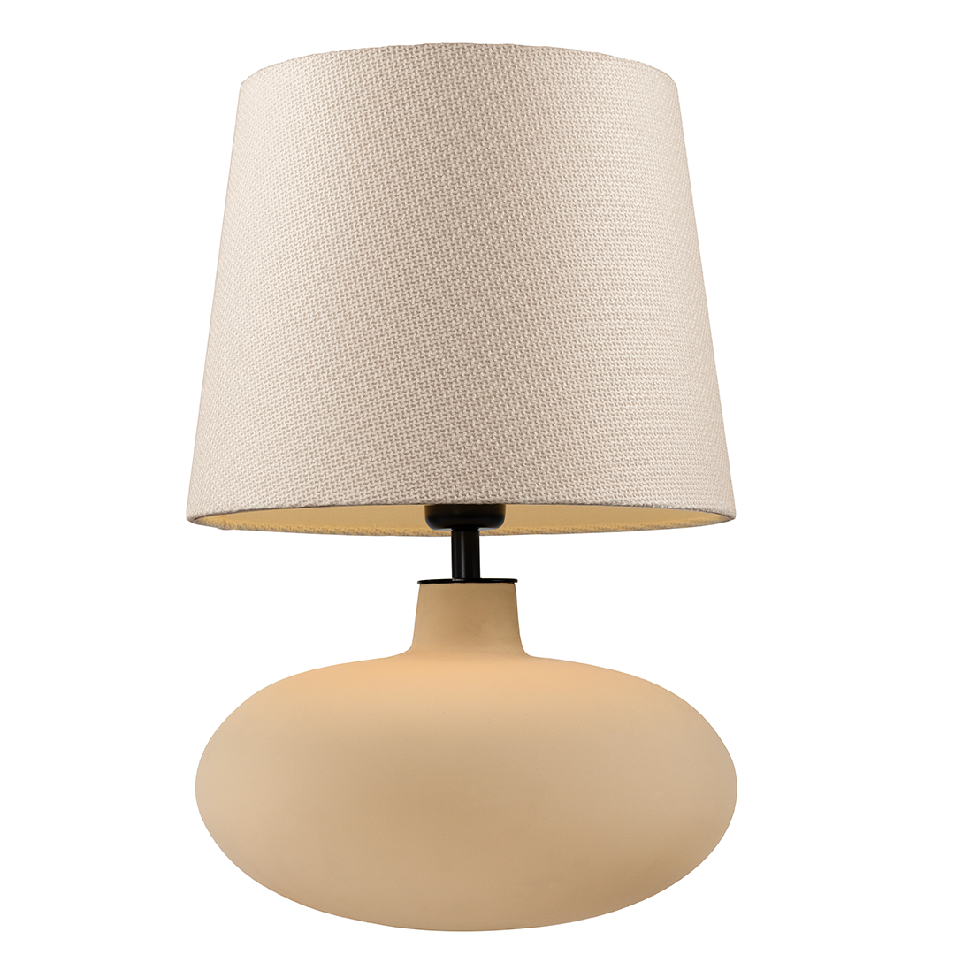 Lampa stołowa SAWA NEW beżowa, beżowa podstawa