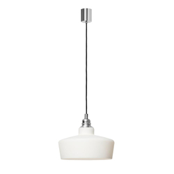 LONGIS WHITE III pendant lamp silver finish