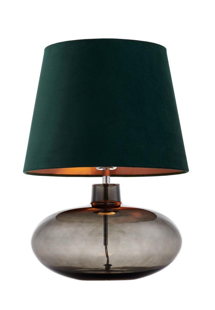 Lampa stołowa szklana SAWA VELVET KASPA zielona, Kaspa