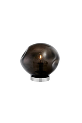 Lampa stołowa szklana AVIA KASPA dymna, Kaspa