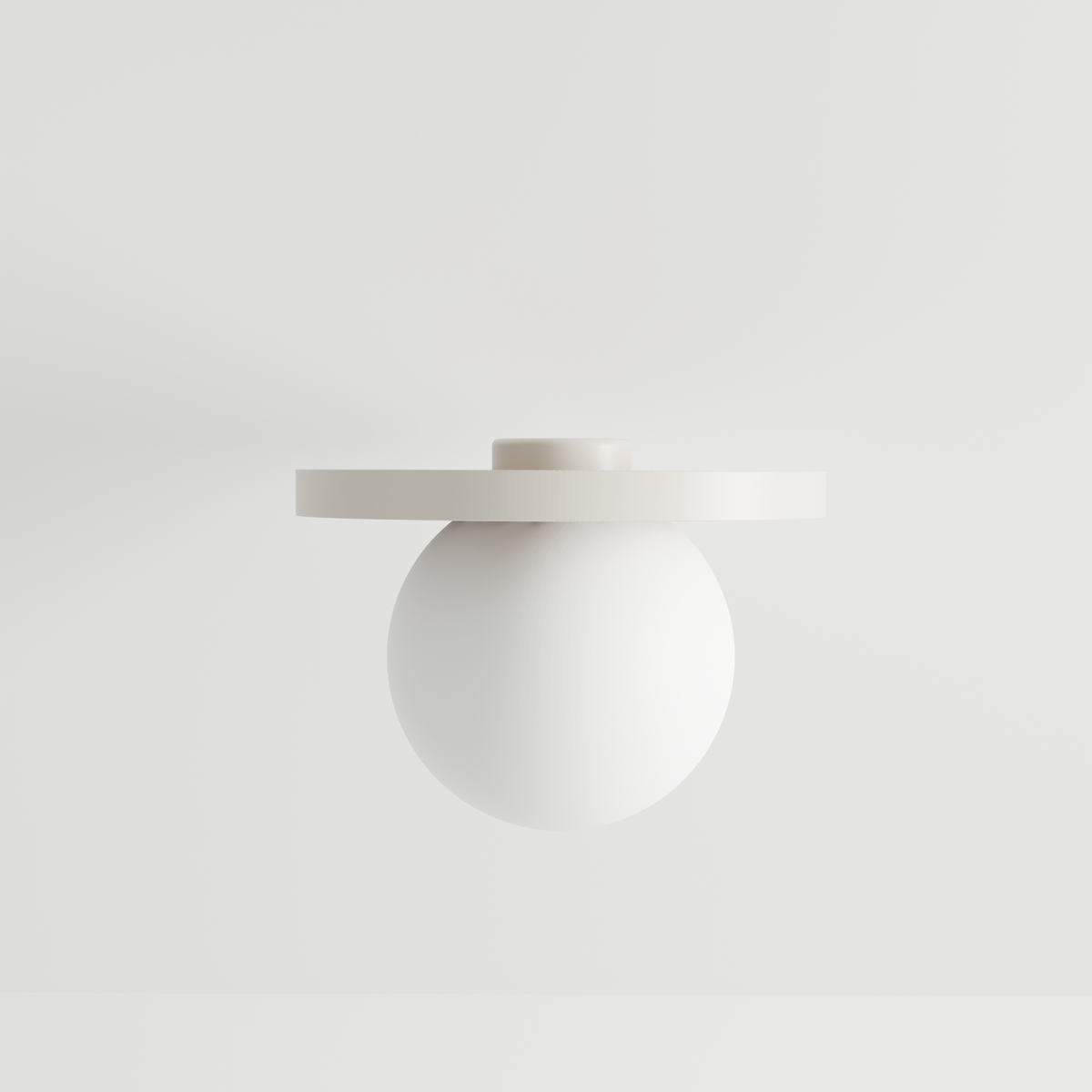Round wall lamp LEGRA IP44, terracotta