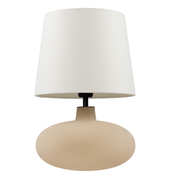 SAWA table lamp creamy,  beige base