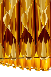 Золотий підвісний світильник NOE