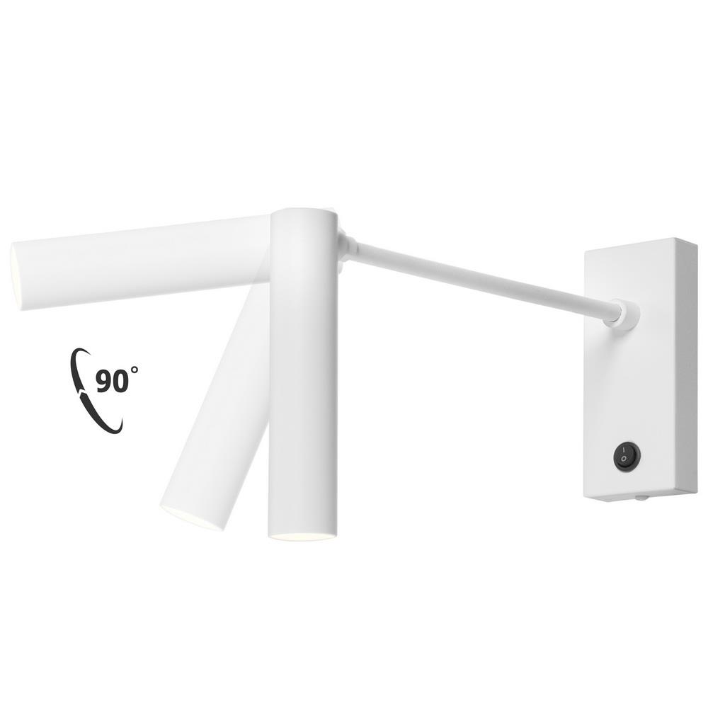 LED ROLL KINKITE wall lamp white, Kaspa