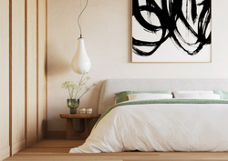 Lampa wisząca STILLA 1, czarne wykończenie