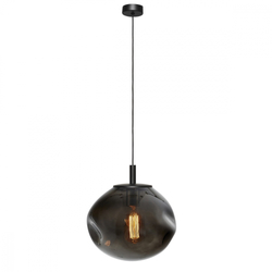 Lampa wisząca AVIA BLACK M przydymiona, 30 cm