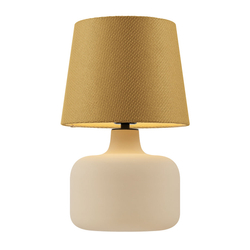 GAJA table lamp mustard, beige base