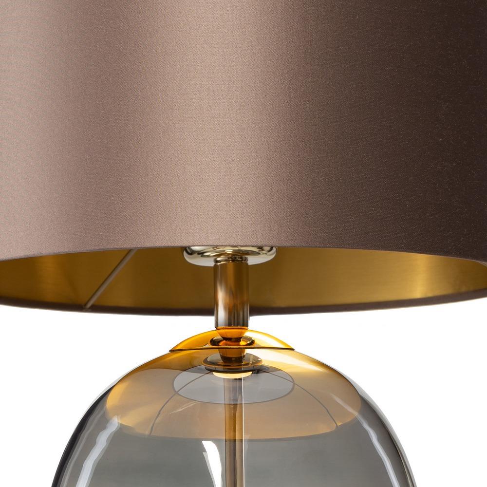 SALVADOR table lamp brown, gold finish