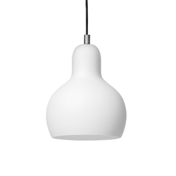 LONGIS WHITE I pendant lamp silver finish