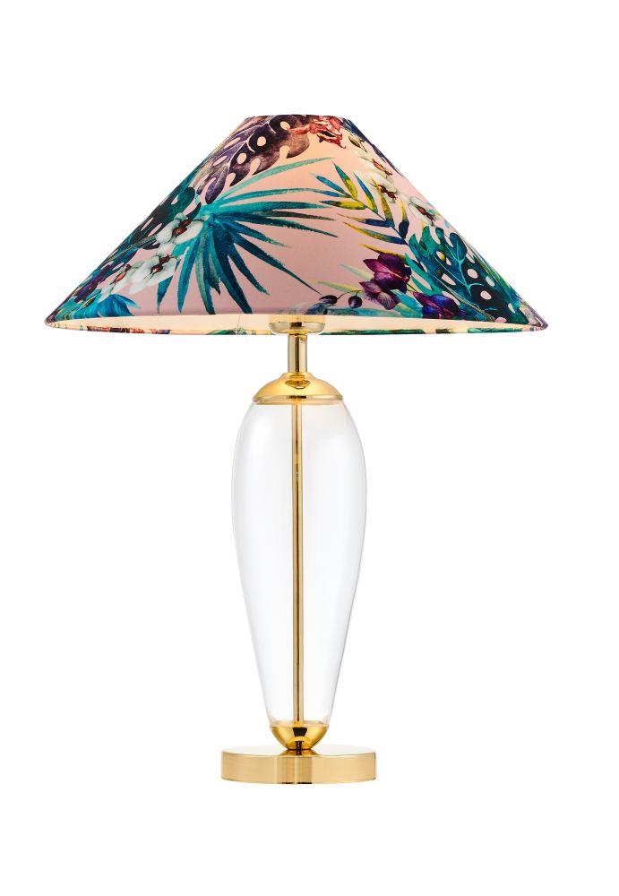 FERIA 1 KASPA pink lampshade table lamp, Kaspa