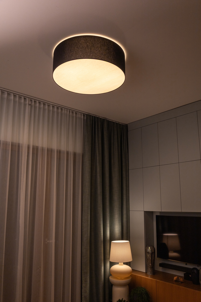 Plafond SPACE L black, 75 cm