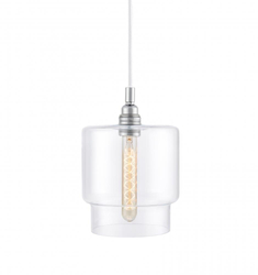 LONGIS IV single pendant lamp KASPA white, Kaspa