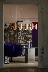 APOLIN multi-arm pendant lamp dusty pink