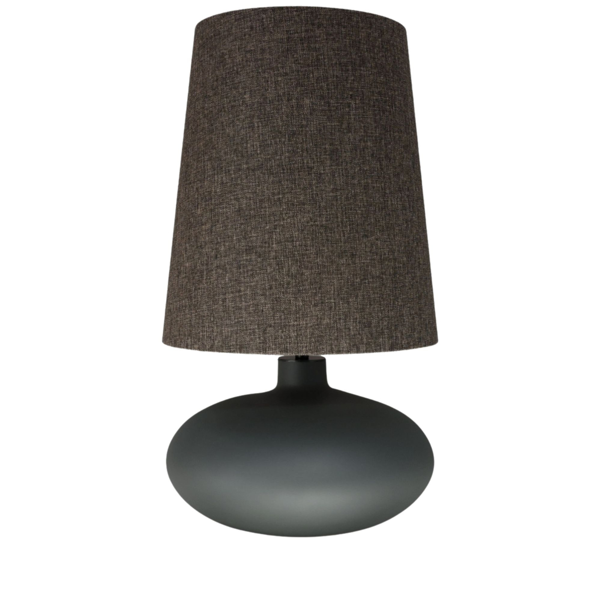 Lampa stołowa SAWA CLASSIC XL brązowy melanż, grafitowa podstawa