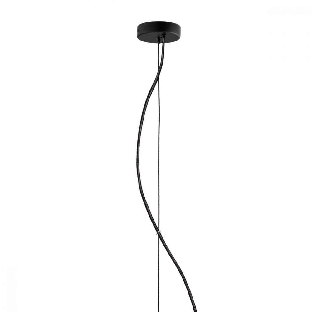 STILLA 1 pendant lamp, black finish