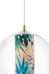 FERIA L pink pendant lamp, 35 cm