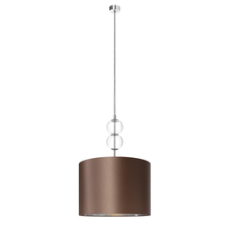 ZOE L brown pendant lamp, 50 cm