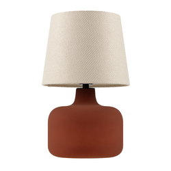 GAJA table lamp beige, terracotta base