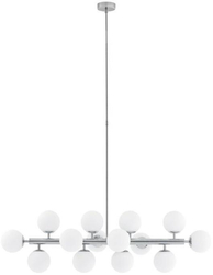 CUMULUS 1 fourteen-point chandelier, chrome