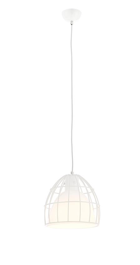 Lampa wisząca loft FRAME M KASPA biały przewód , Kaspa