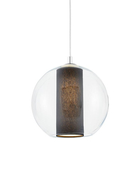 MERIDA M pendant lamp black, 30 cm