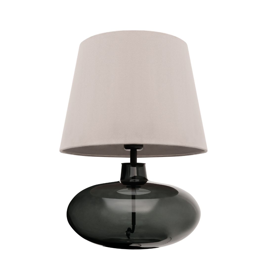 SAWA VELVET NEW table lamp beige, smoky base