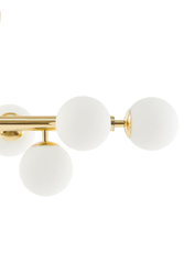 CUMULUS 3 gold ceiling lamp