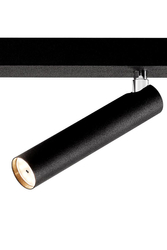 LED ROLL 2 wall lamp black, Kaspa