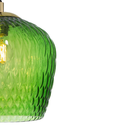 Lampa wisząca pojedyncza VENUS 1 KASPA zielona, Kaspa