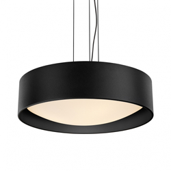 VERO pendant lamp black, 45 cm, black interior