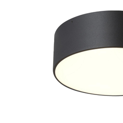 Plafond DISC S black, 25 cm, LED
