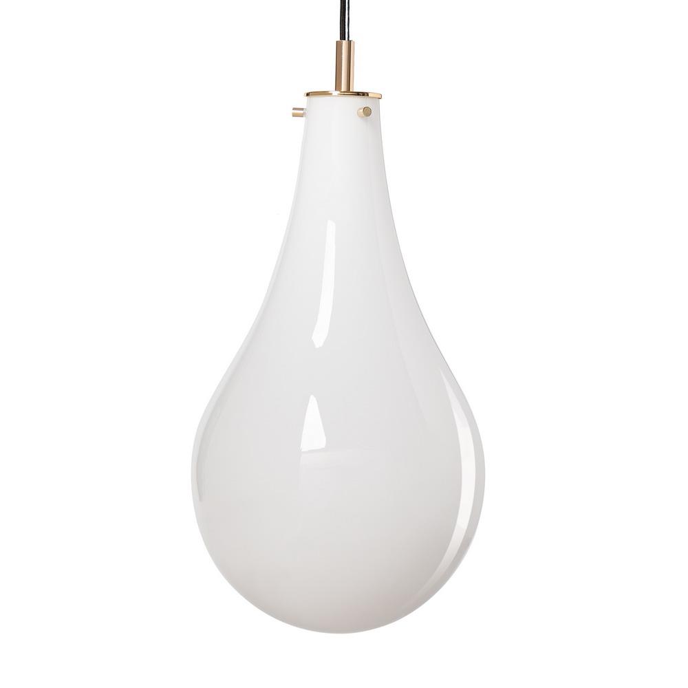 STILLA 2 two-point pendant lamp, gold finish