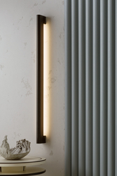 LINEA DIM wall lamp black, with dimmer