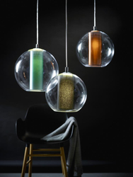 MERIDA S copper pendant lamp, 25 cm