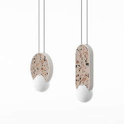 Round wall lamp LEGRA IP44, cream